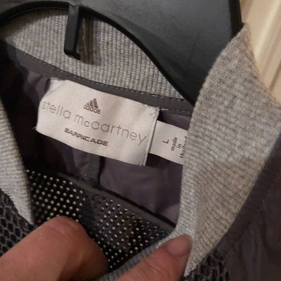 ADIDAS by STELLA MC CARTNEY  large size 12 “BRIGADE “gray 2pc joggers & jacket - Picture 8 of 16